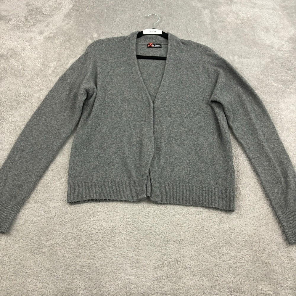 Sinequanone Paris Cardigan Sweater Womens T3/ M Gray Angora Wool Blend Mature‎
